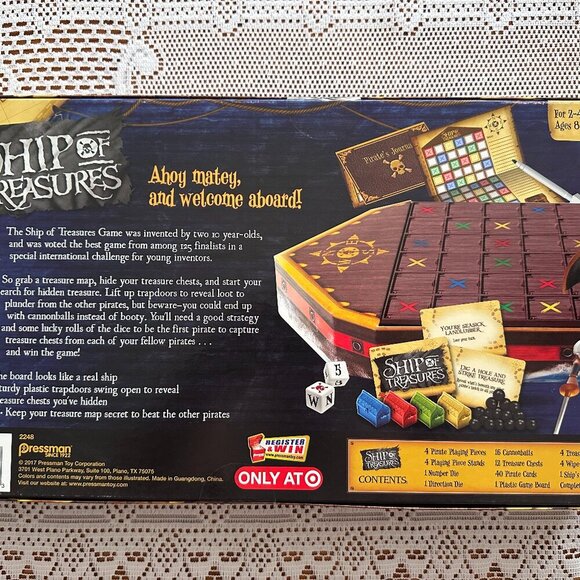 SHIP of TREASURES GAME FOR 2-4 PLAYERS AGES 8 AND UP - Picture 3 of 10